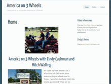 Tablet Screenshot of americaon3wheels.com